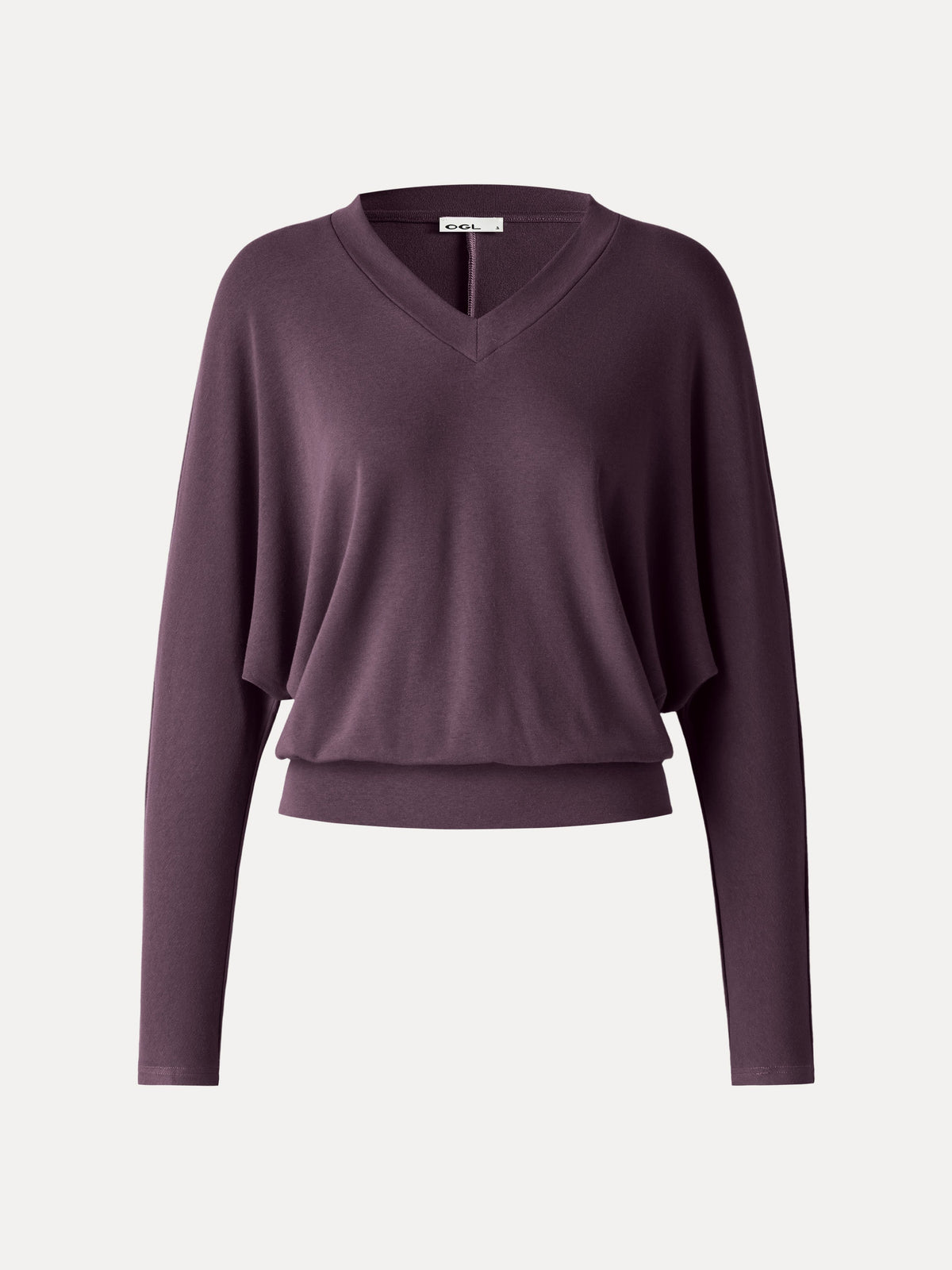 ProWarm V-Neck Long Sleeve Banded Hem Top