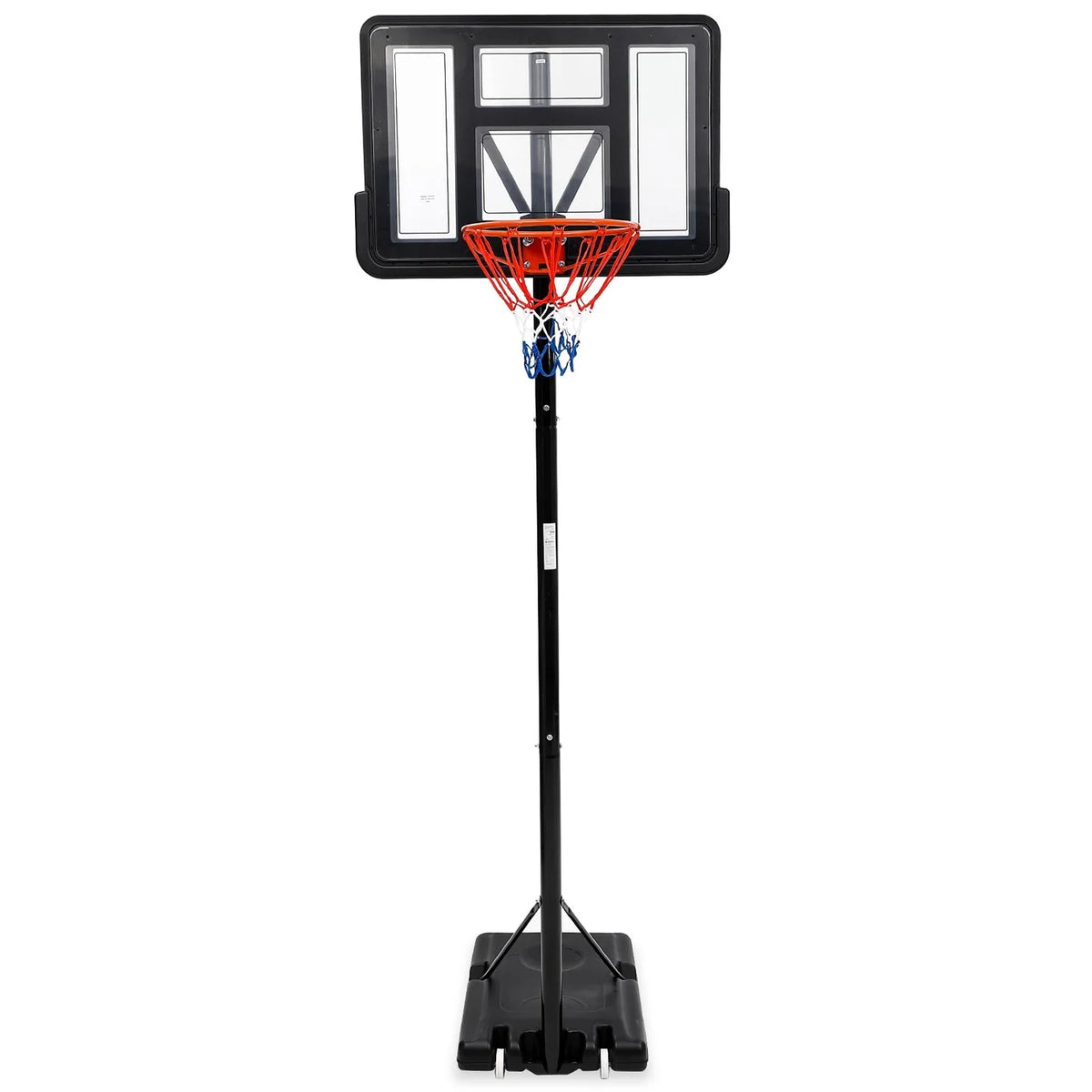 Garvee Adjustable Portable Basketball Hoop System - 5.2 to 10 ft | 44" Shatterproof Backboard & High-Intensity Base | For Kids, Youth, Adults in Backyard, Driveway, Indoor