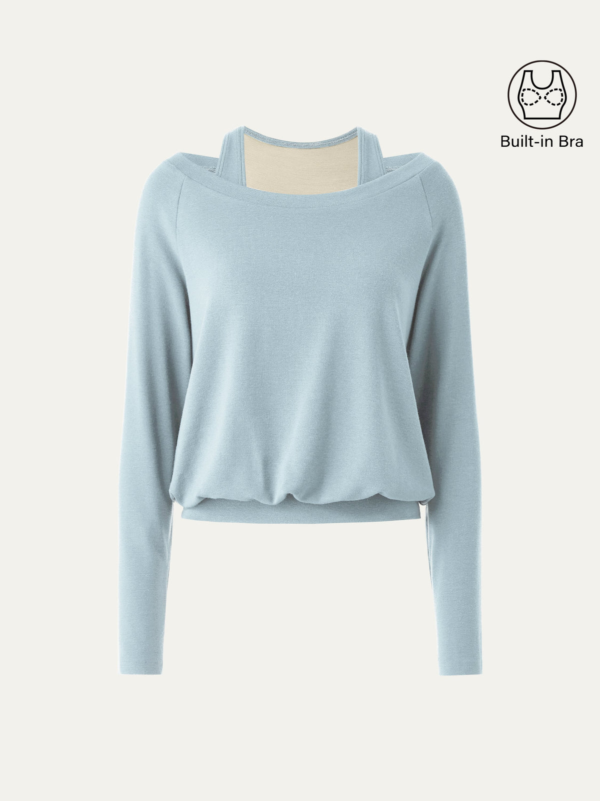 LiteWarm Multi-Wear Layering Built-In Bra Top