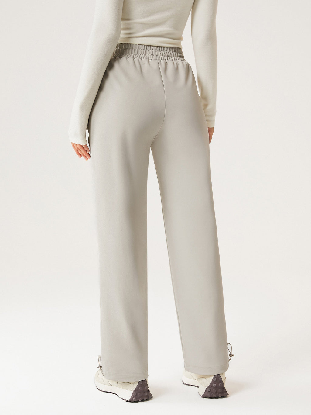 2Pcs Set Fleece Reversable Hooded Jacket & Fleece-Lined Elastic Waist Pants