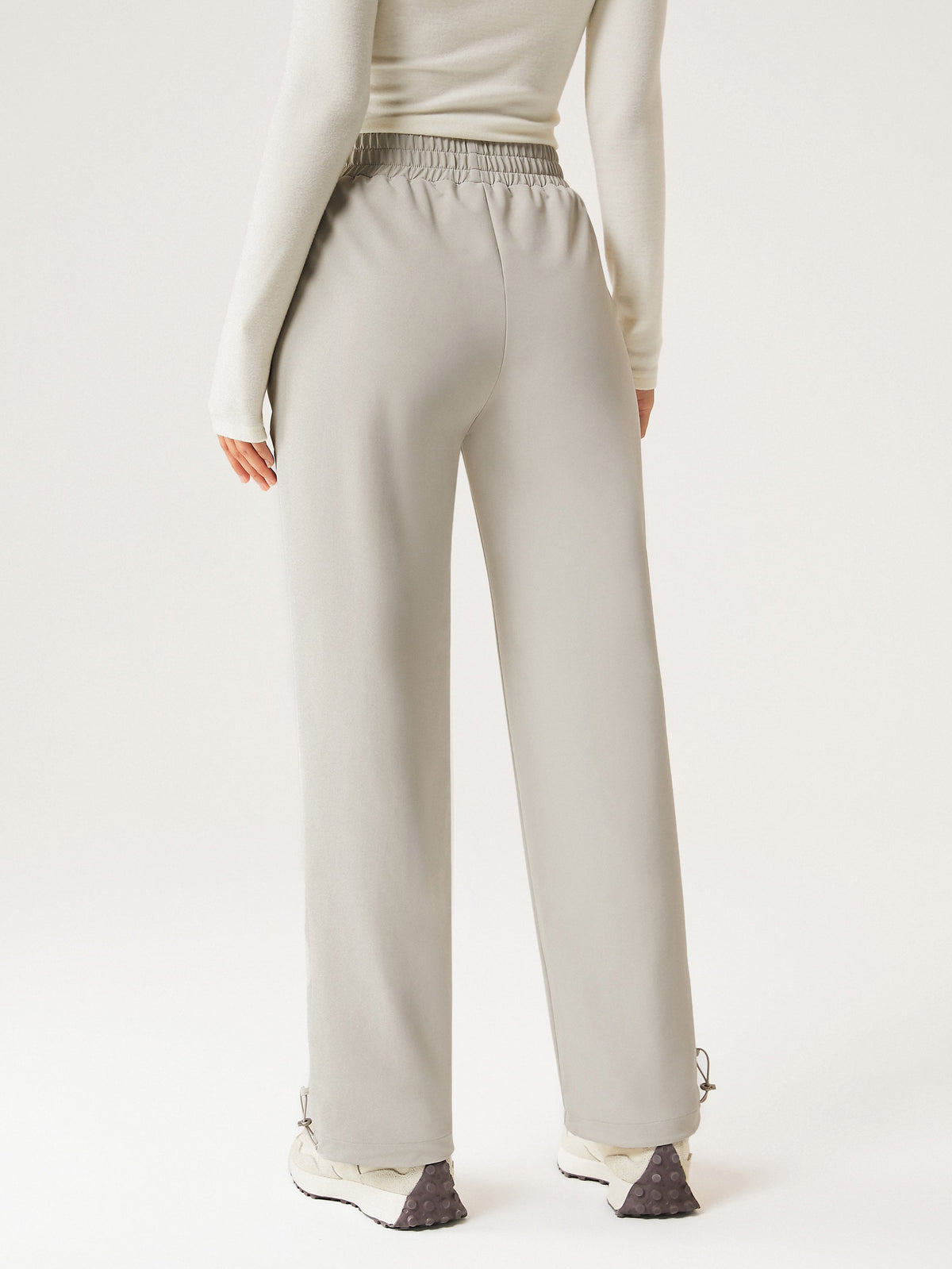 2Pcs Set Fleece Reversable Hooded Jacket & Fleece-Lined Elastic Waist Pants