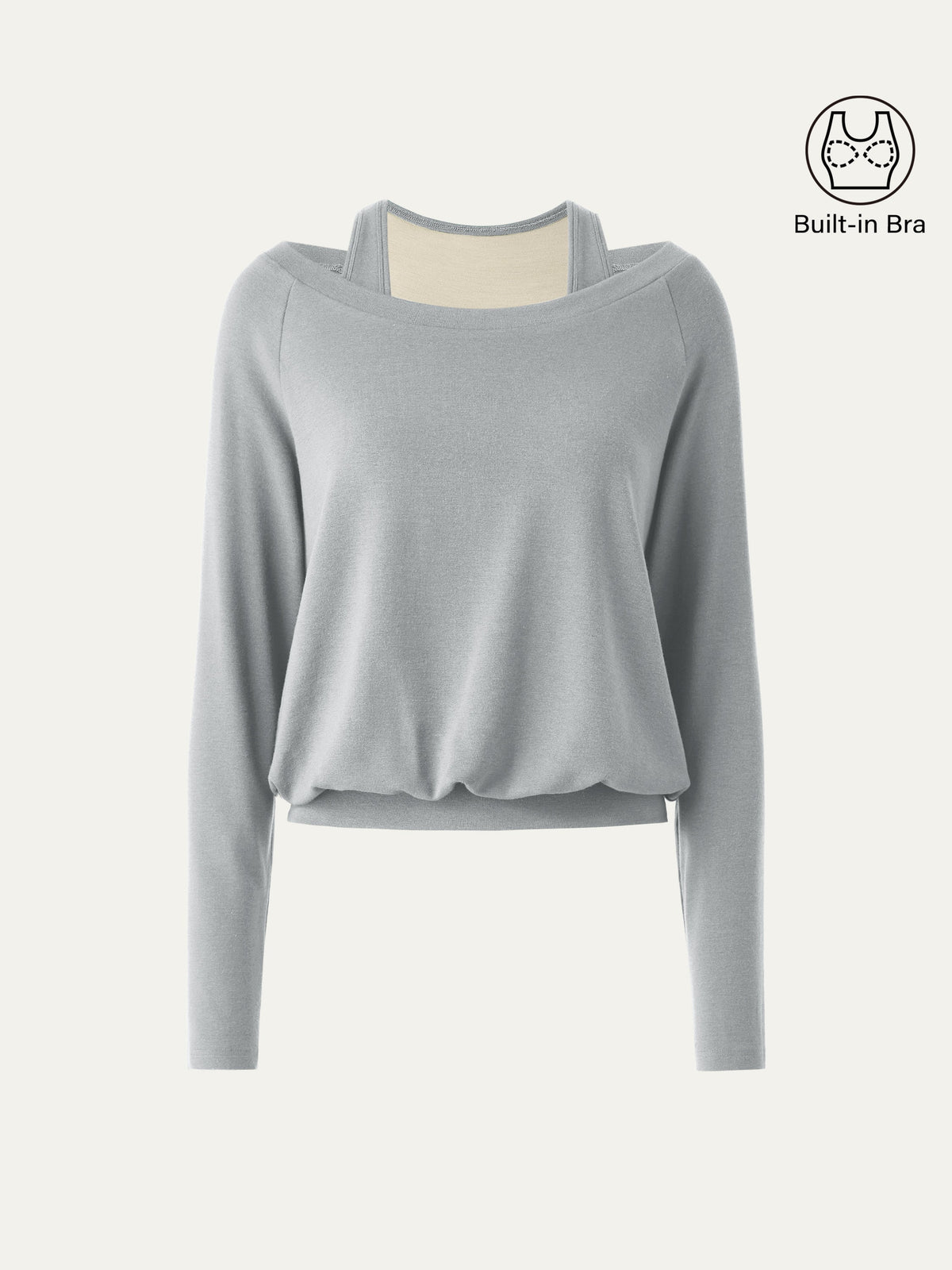LiteWarm Multi-Wear Layering Built-In Bra Top