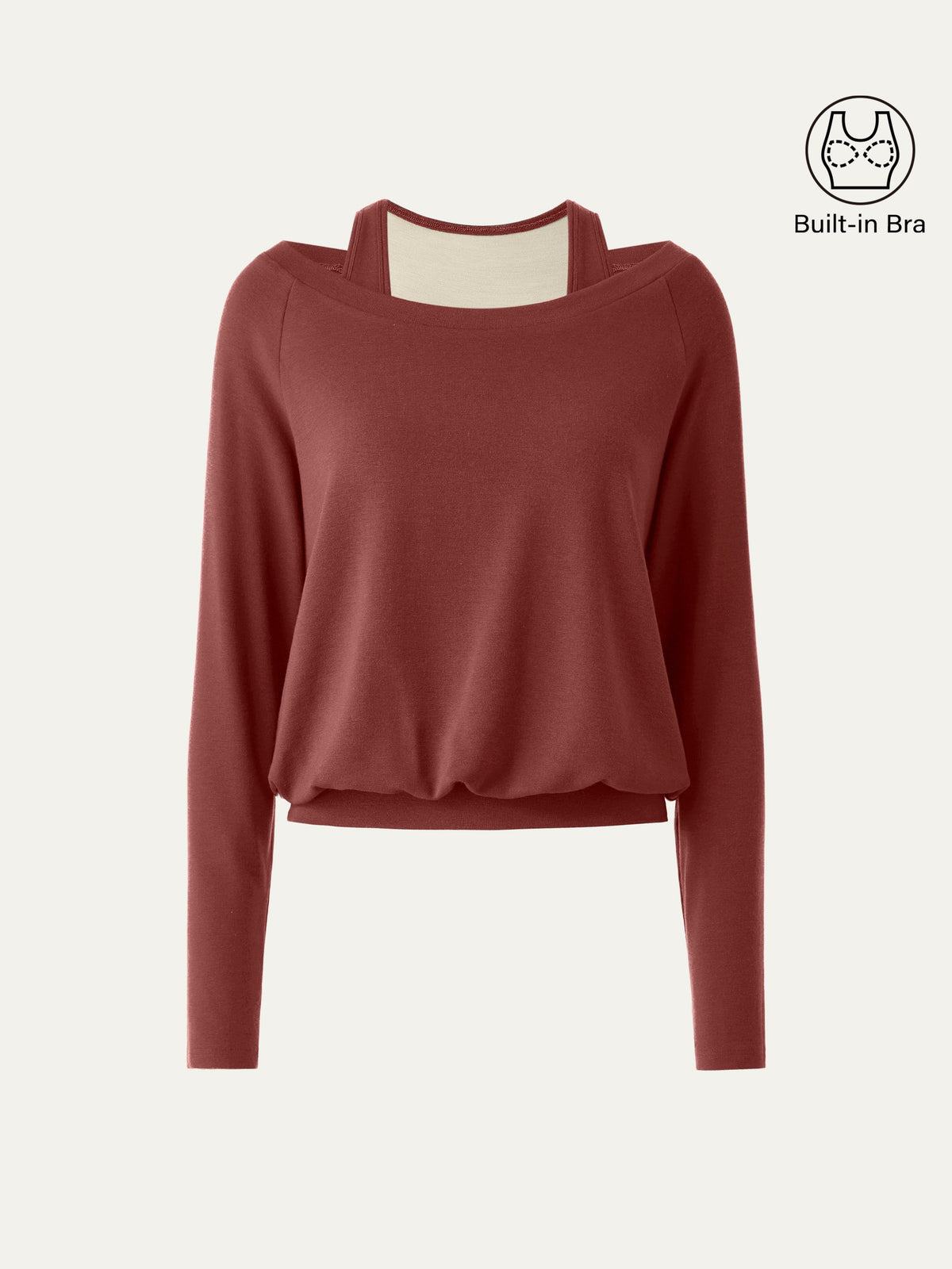 LiteWarm Multi-Wear Layering Built-In Bra Top