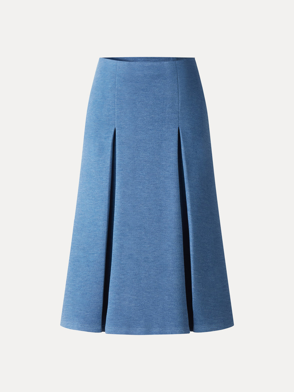 FuzzLuxe Mid-Rise Tucked A-Line Midi Skirt with Pockets