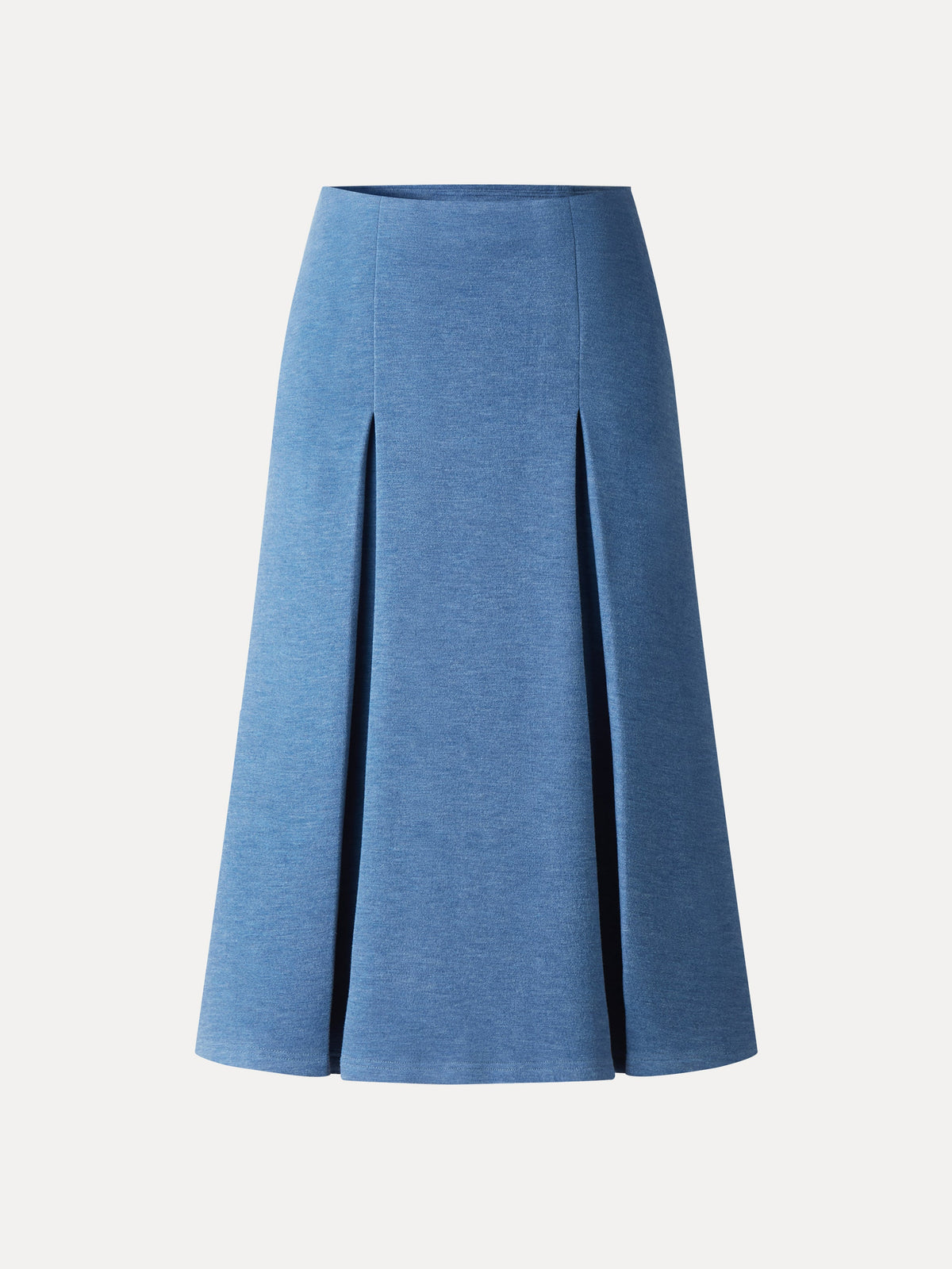 FuzzLuxe Mid-Rise Tucked A-Line Midi Skirt with Pockets
