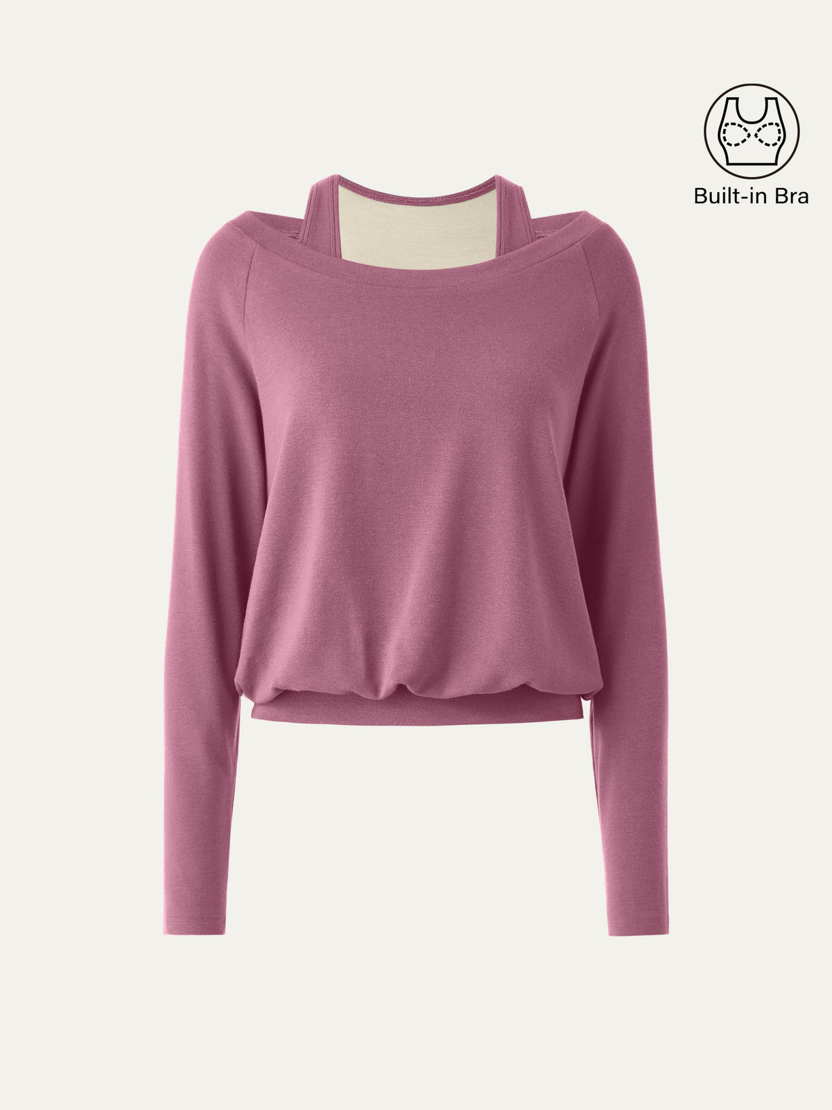LiteWarm Multi-Wear Layering Built-In Bra Top