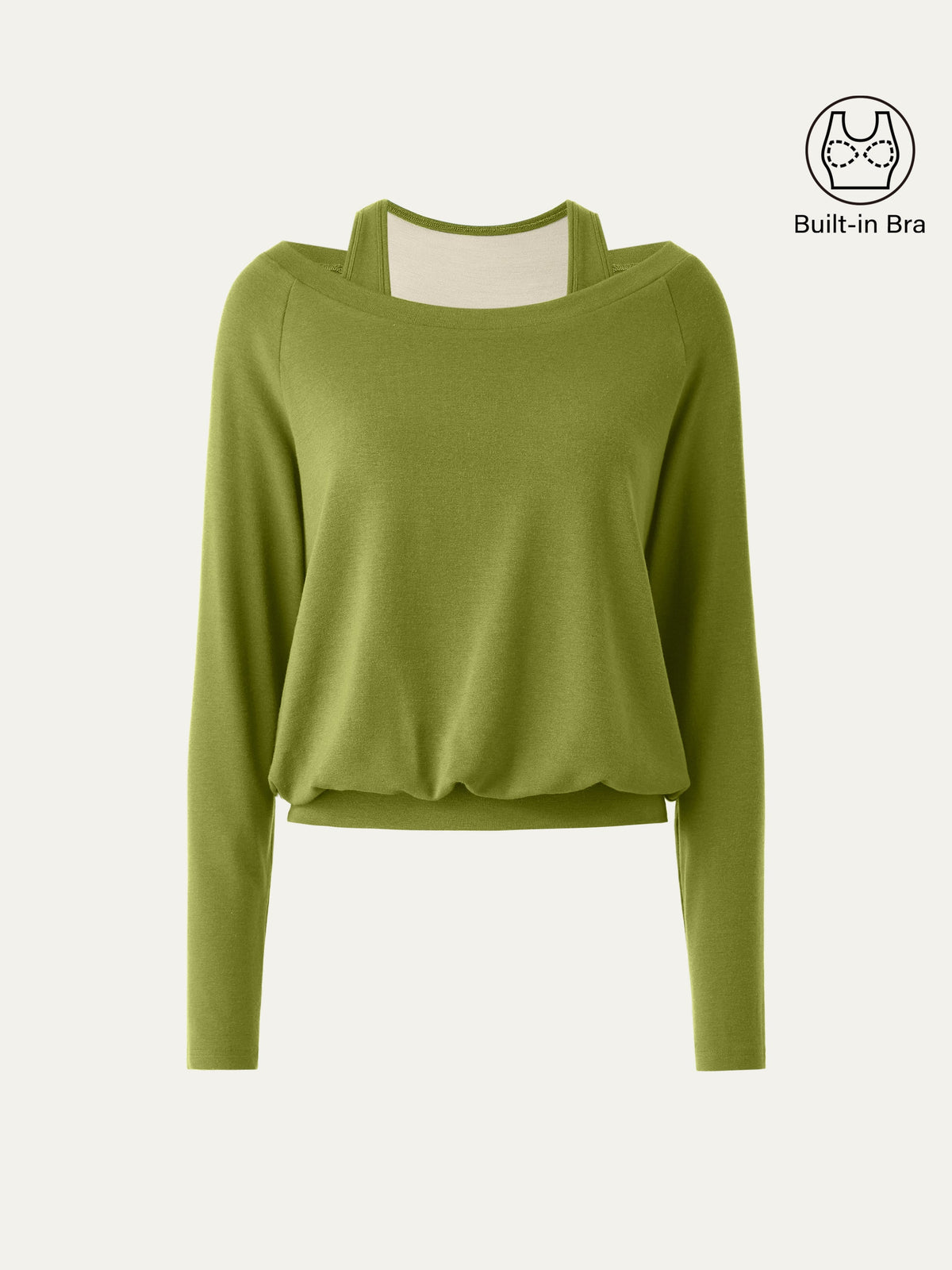 LiteWarm Multi-Wear Layering Built-In Bra Top