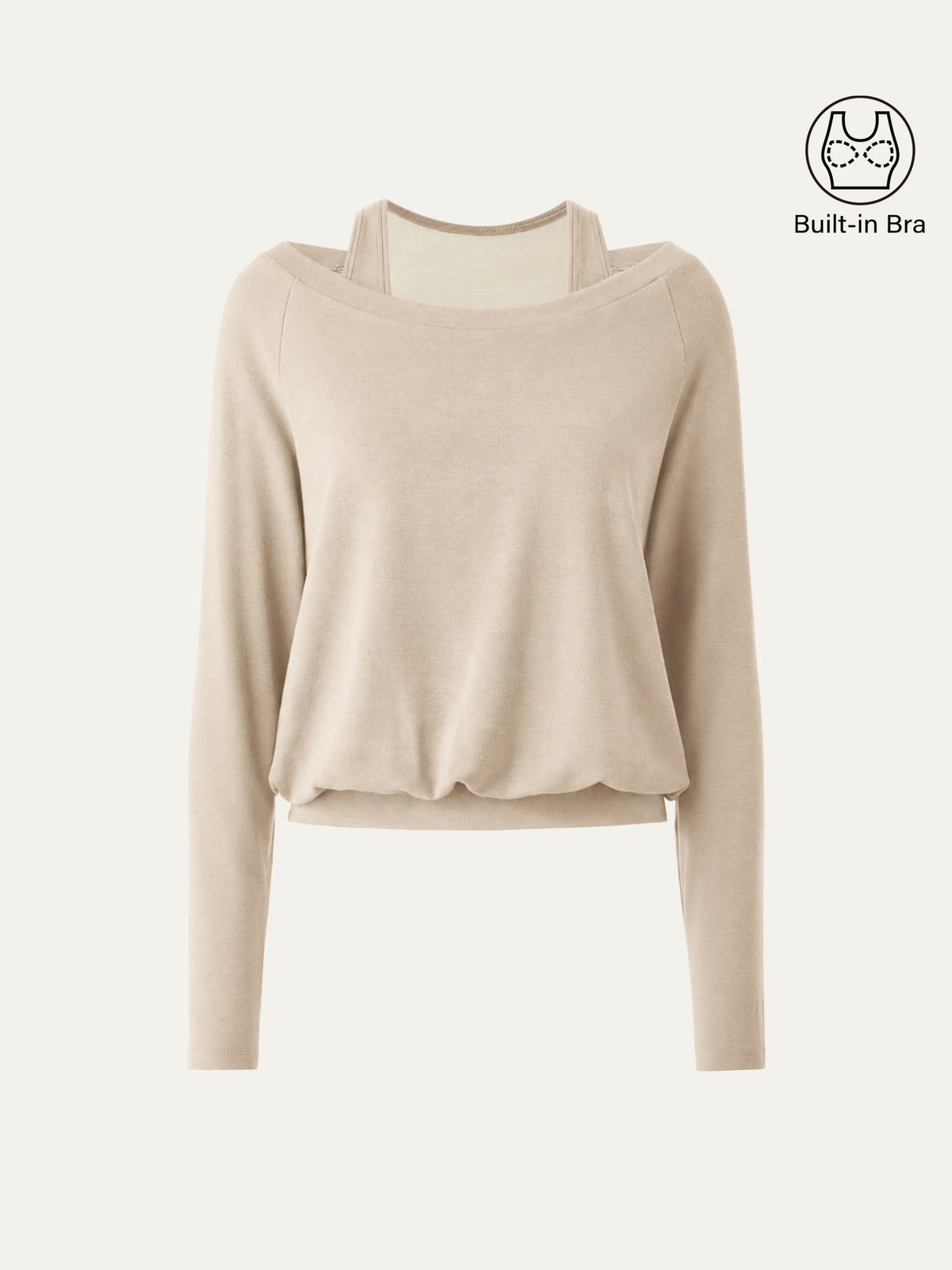 LiteWarm Multi-Wear Layering Built-In Bra Top