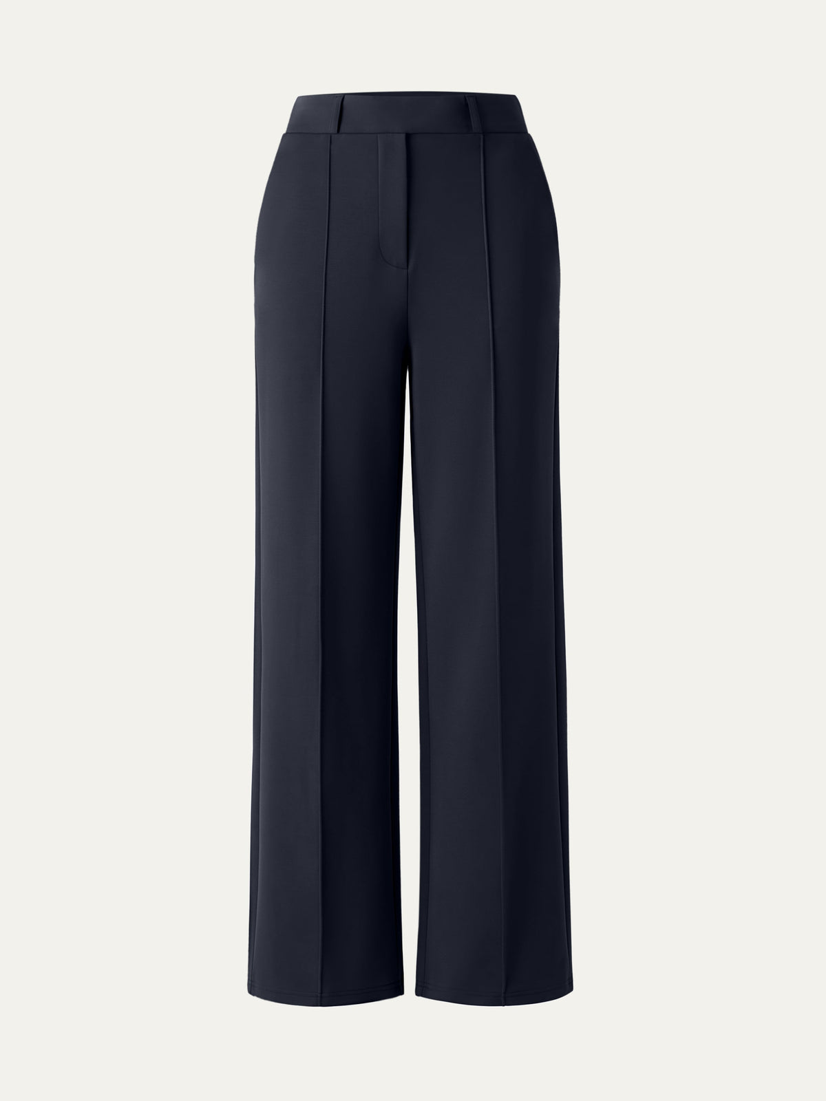 High Waisted Warm Straight Leg Pull On Pant
