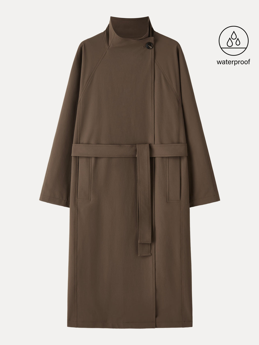 Waterproof Belted Trench Coat