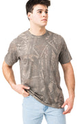 Men's Tri Blend Short Sleeve Faded Camo Shirt