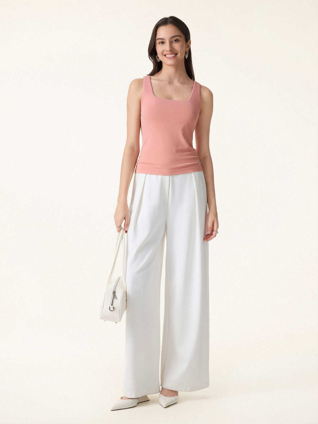 Back Smoothing Cooling Essential Summer Bandless Built-In Bra Tank 2.0