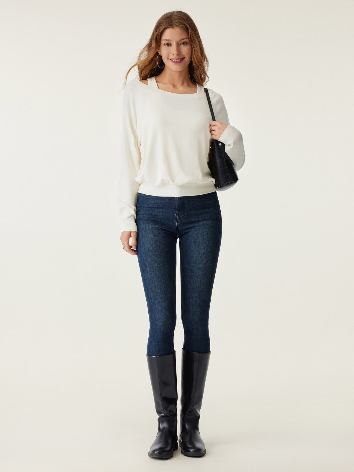 LiteWarm Multi-Wear Layering Built-In Bra Top