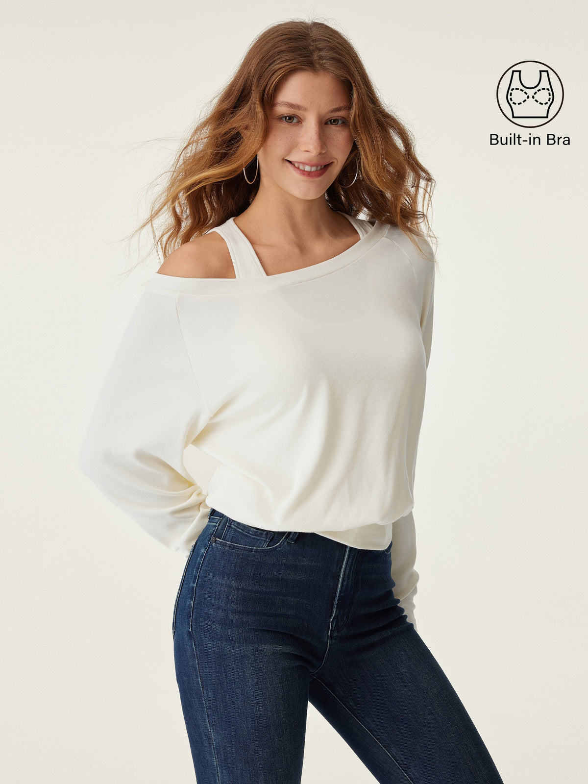 LiteWarm Multi-Wear Layering Built-In Bra Top