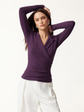 ProWarm Collared Surplice Top