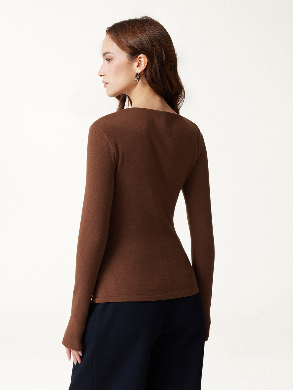 ProWarm Boatneck Shoulder-Tuck Built-In Bra Top 2.0