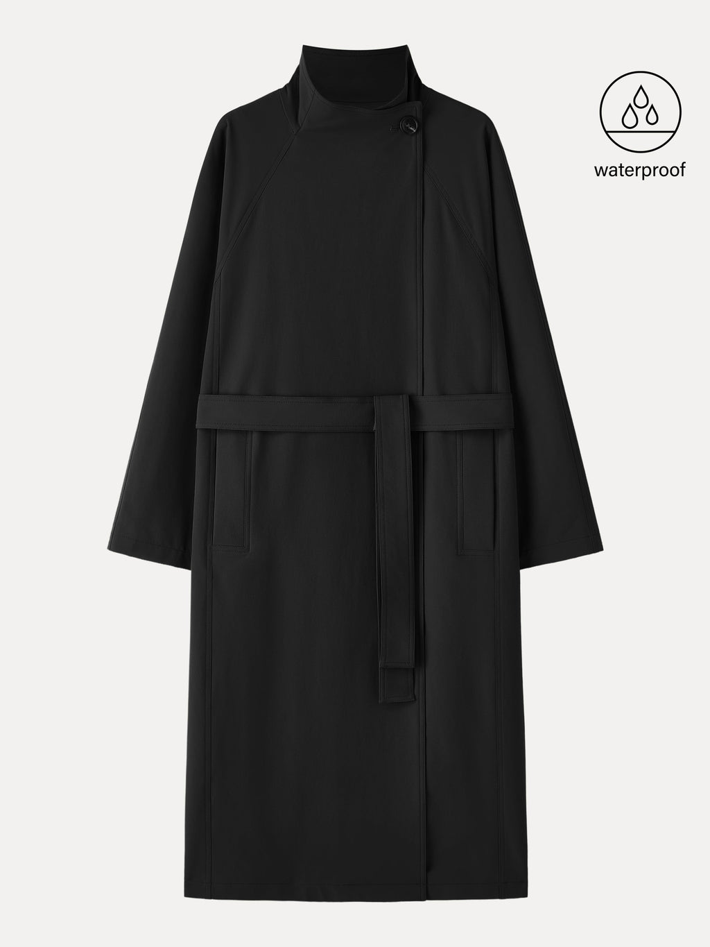Waterproof Belted Trench Coat