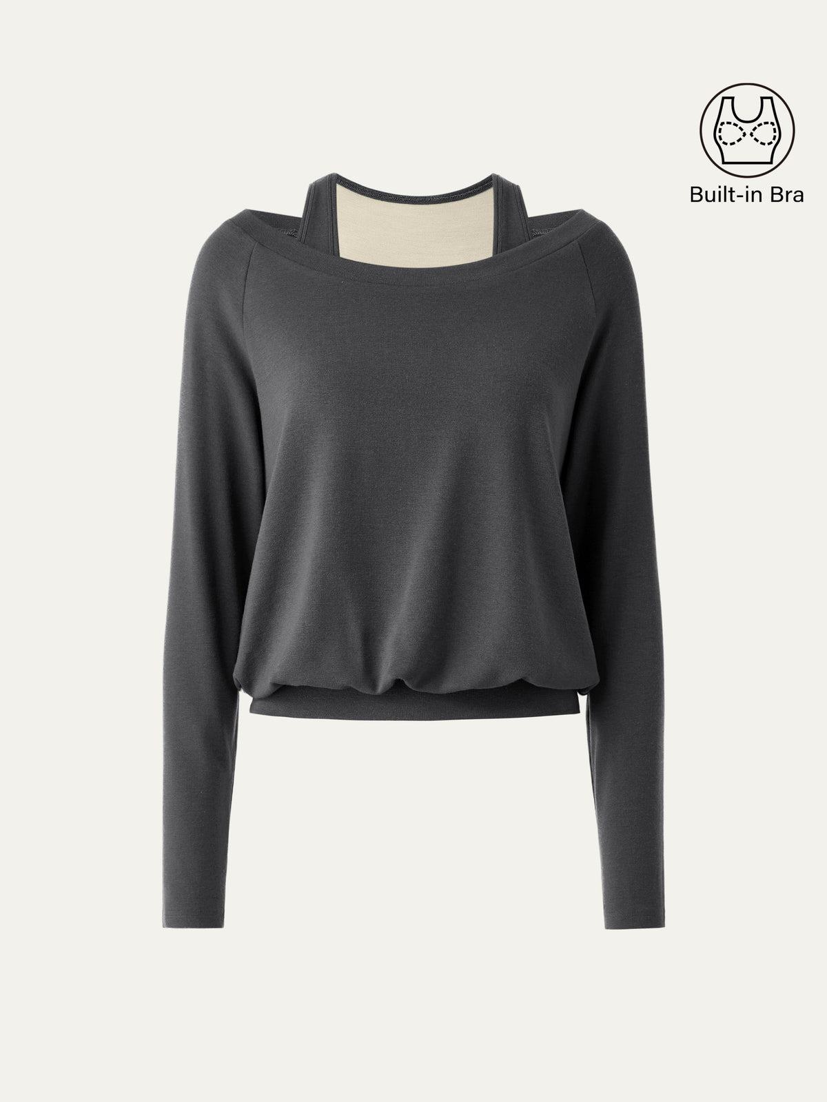 LiteWarm Multi-Wear Layering Built-In Bra Top