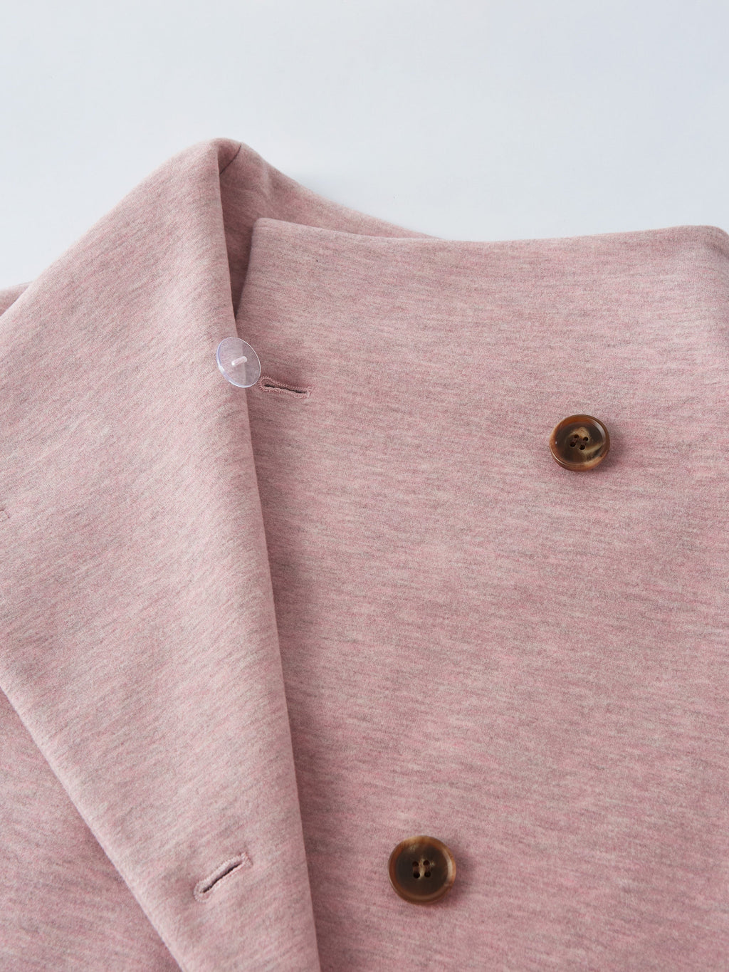 FuzzLuxe Mock Neck Long Sleeve Button-Down Jacket with Pockets