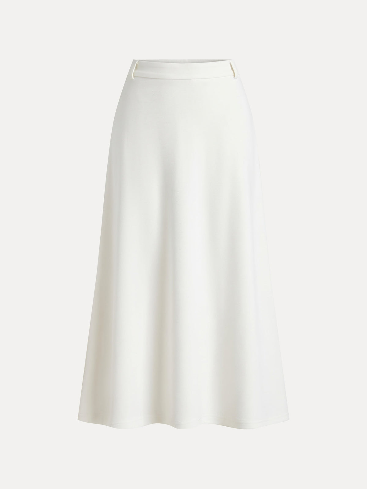 MaxWarm Mid-Rise Godet A-Line Midi Skirt