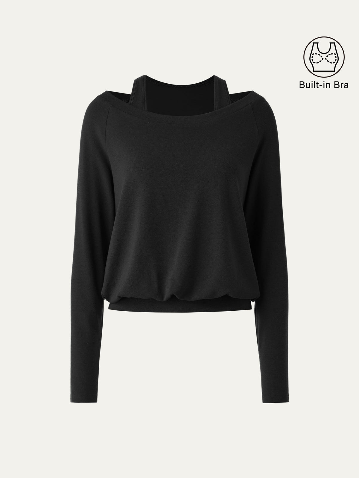 LiteWarm Multi-Wear Layering Built-In Bra Top