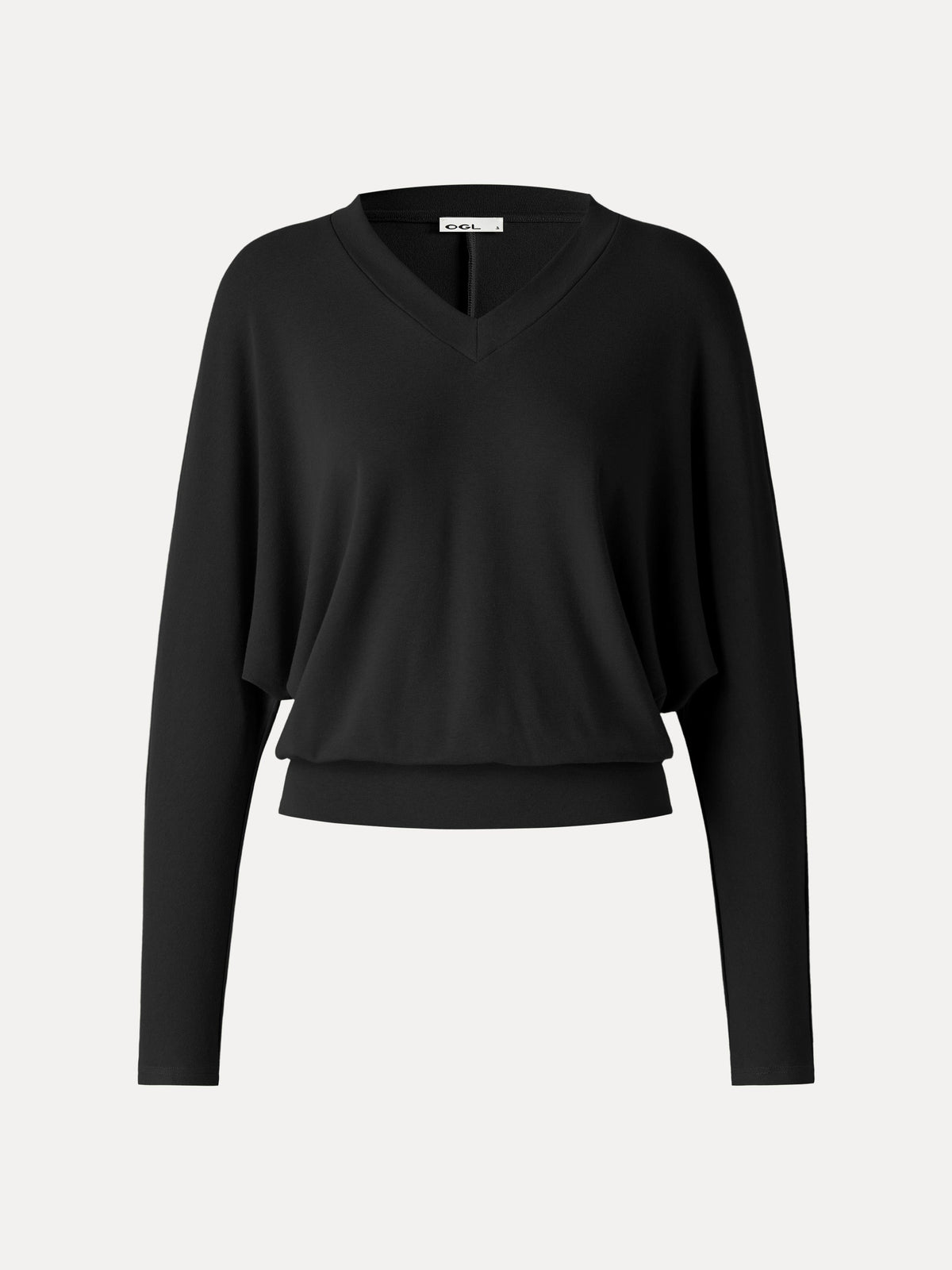 ProWarm V-Neck Long Sleeve Banded Hem Top