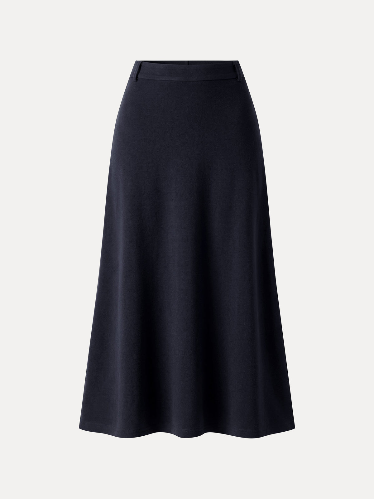 MaxWarm Mid-Rise Godet A-Line Midi Skirt