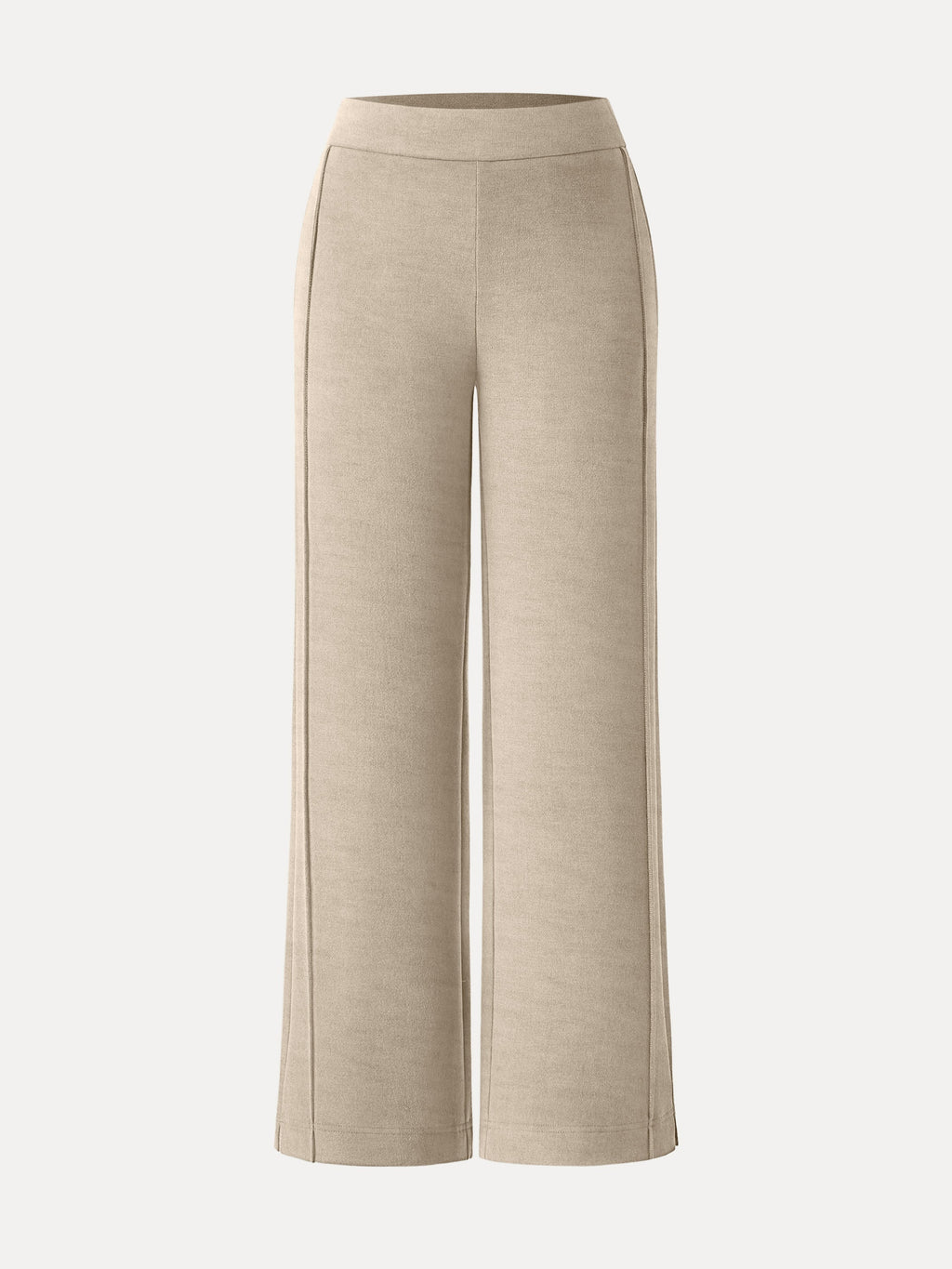 FuzzLuxe High-Rise Wide Leg Pintuck Pants with Pockets