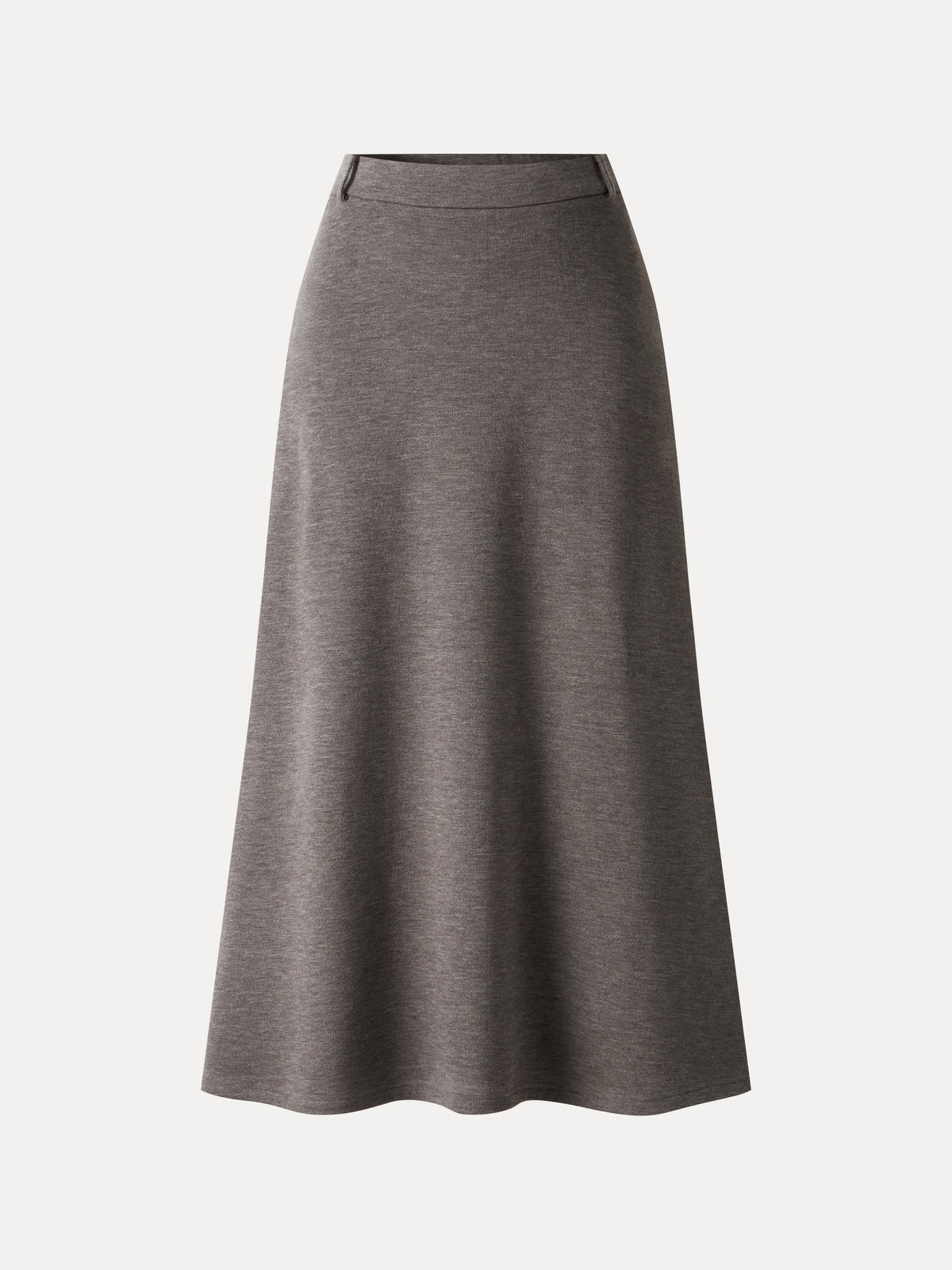 MaxWarm Mid-Rise Godet A-Line Midi Skirt