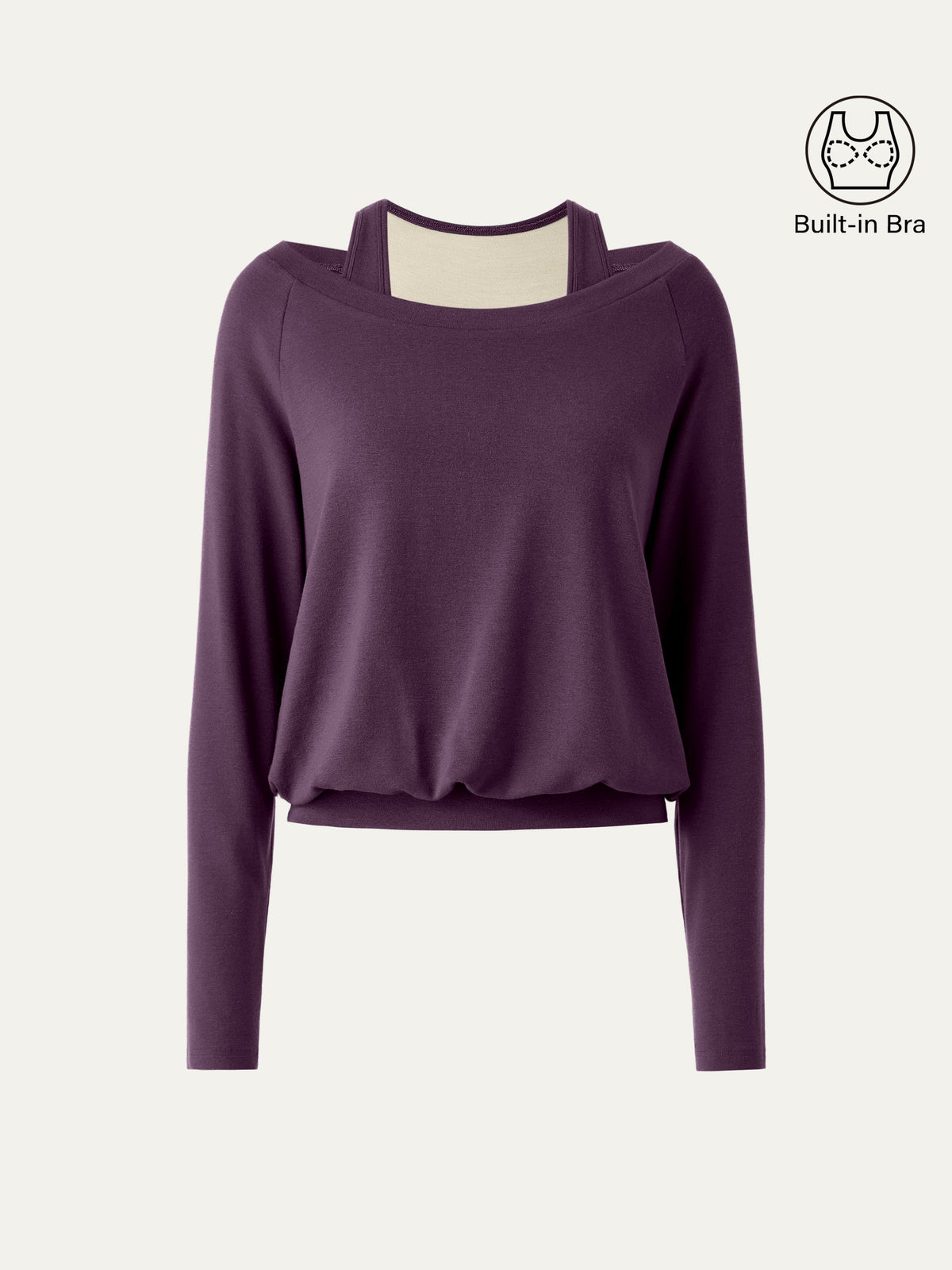 LiteWarm Multi-Wear Layering Built-In Bra Top