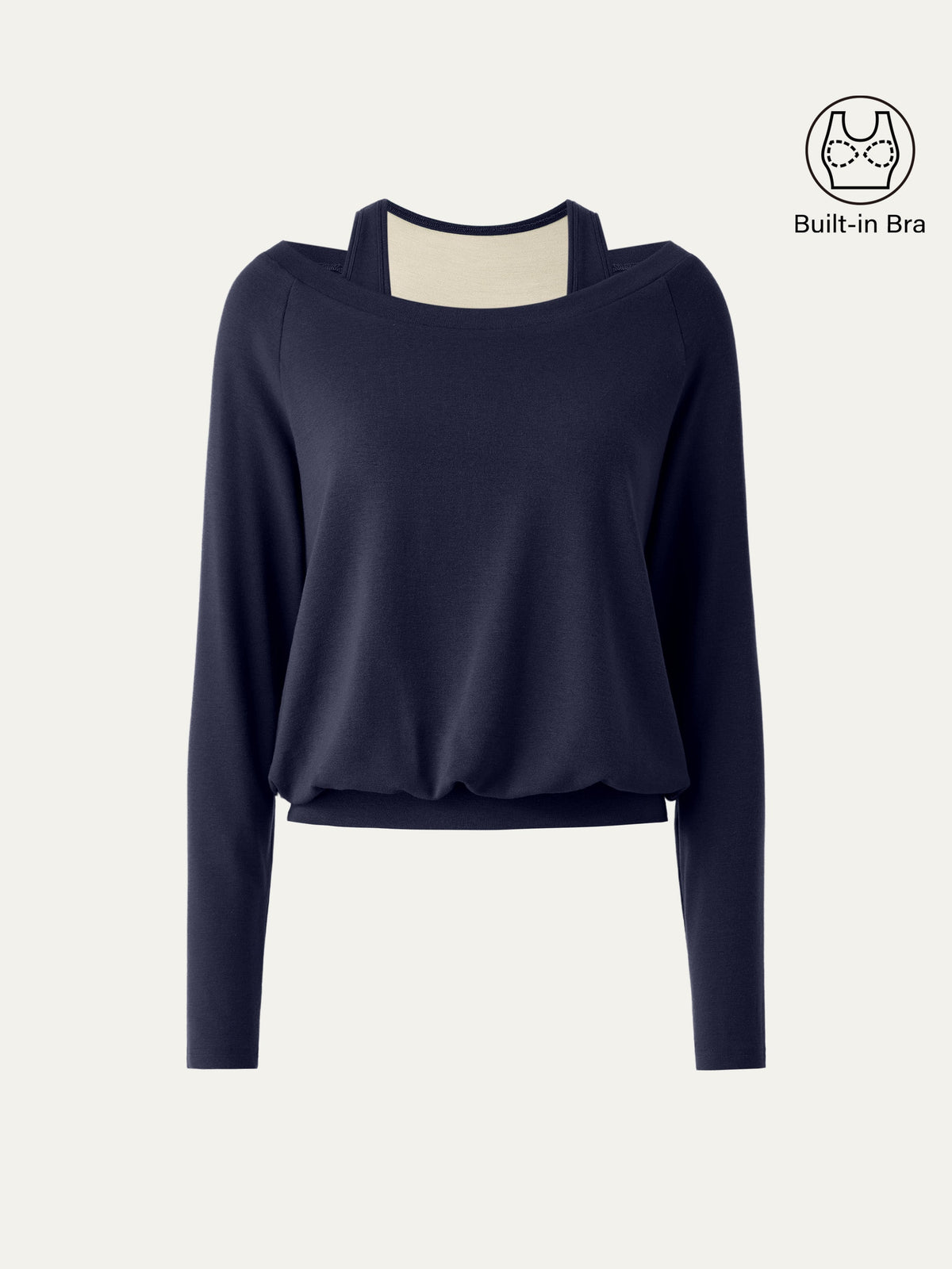 LiteWarm Multi-Wear Layering Built-In Bra Top