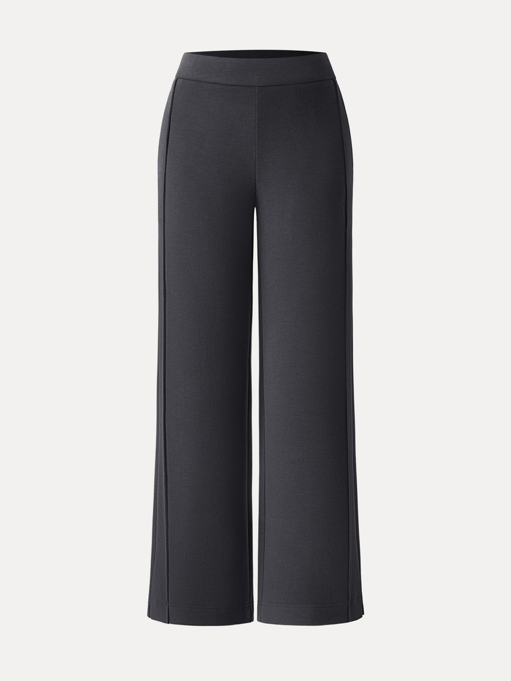 FuzzLuxe High-Rise Wide Leg Pintuck Pants with Pockets