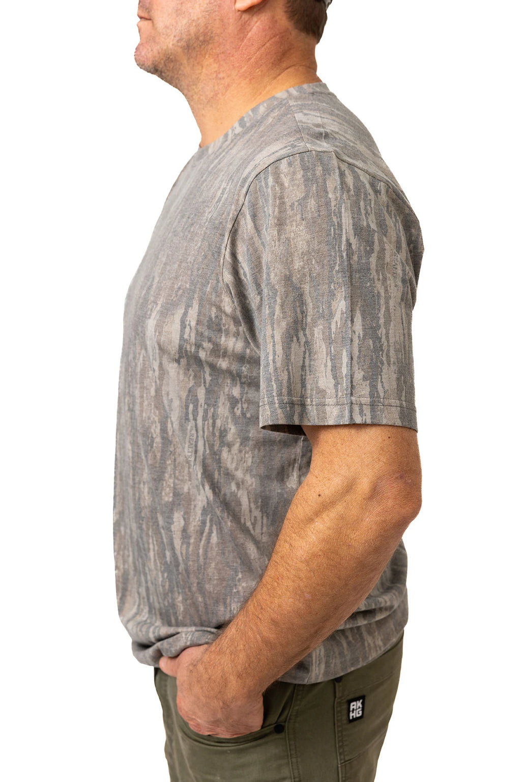 Men's Tri Blend Short Sleeve Faded Camo Shirt | Realtree Legacy