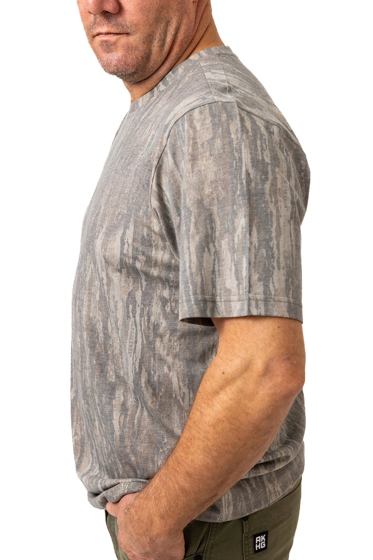 Men's Tri Blend Short Sleeve Faded Camo Shirt | Realtree Legacy