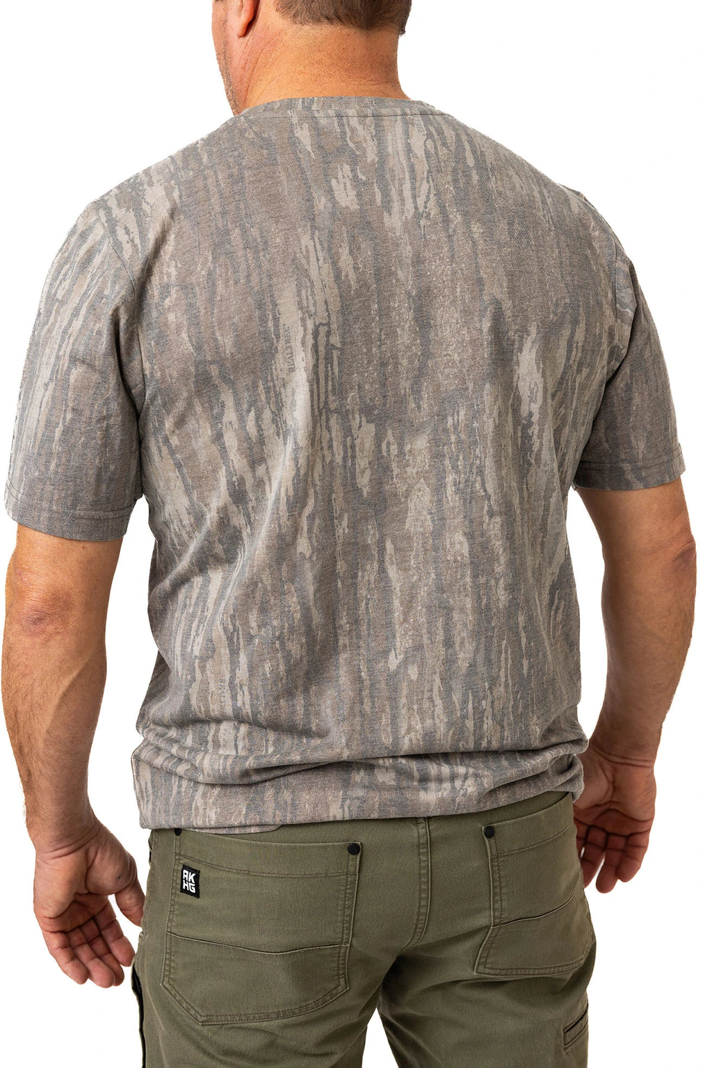 Men's Tri Blend Short Sleeve Faded Camo Shirt | Realtree Legacy