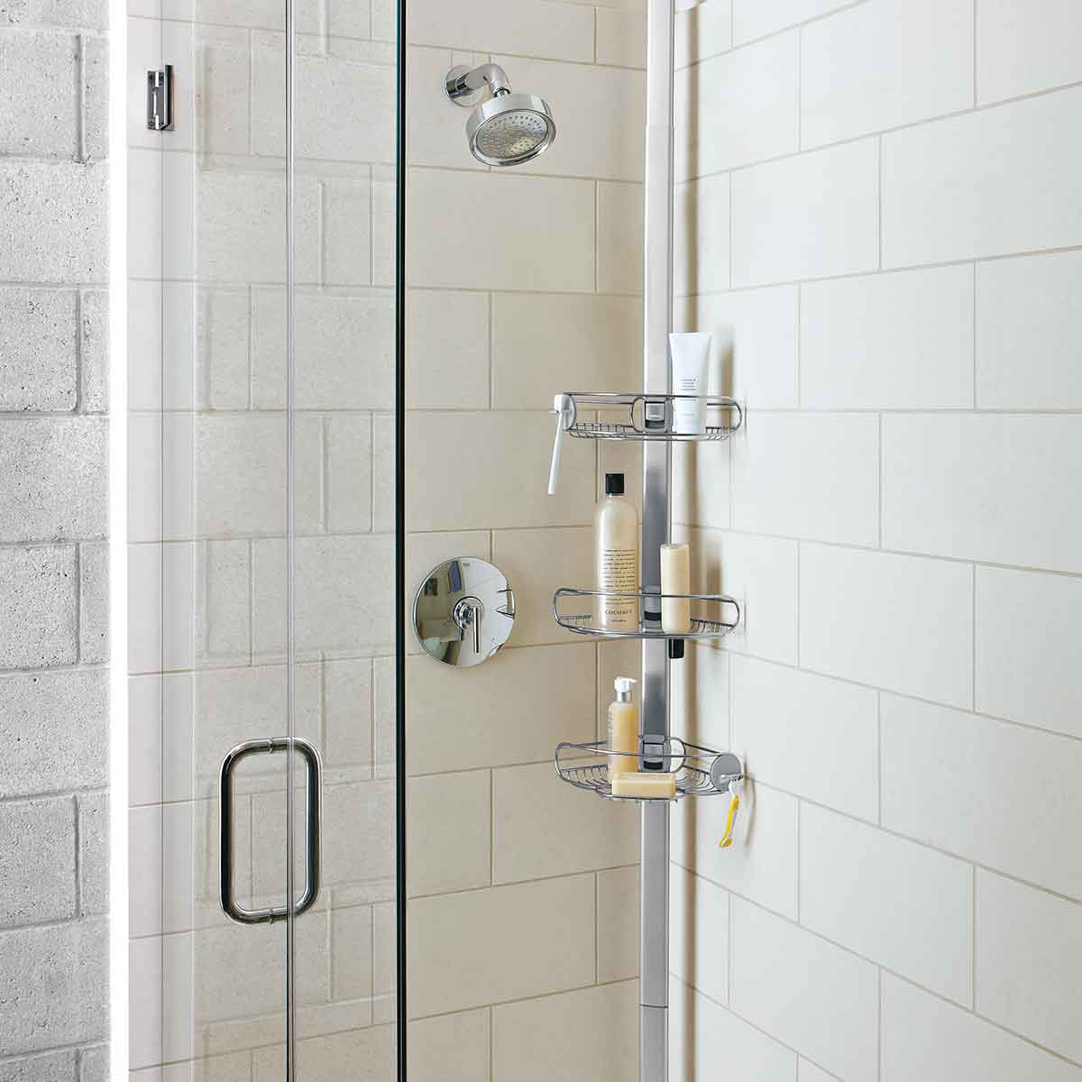 Tension Shower Caddy, 9 Ft.**