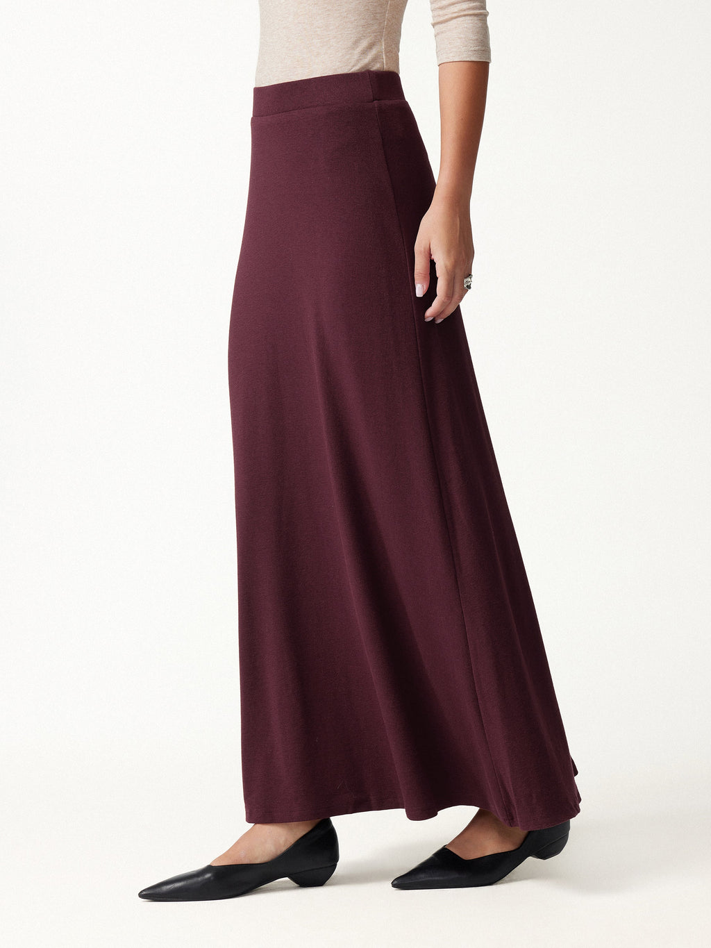 LiteWarm High-Rise A-Line Maxi Skirt