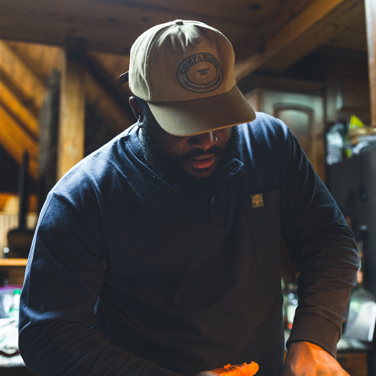 Cottrell Camp Henley Long Sleeve