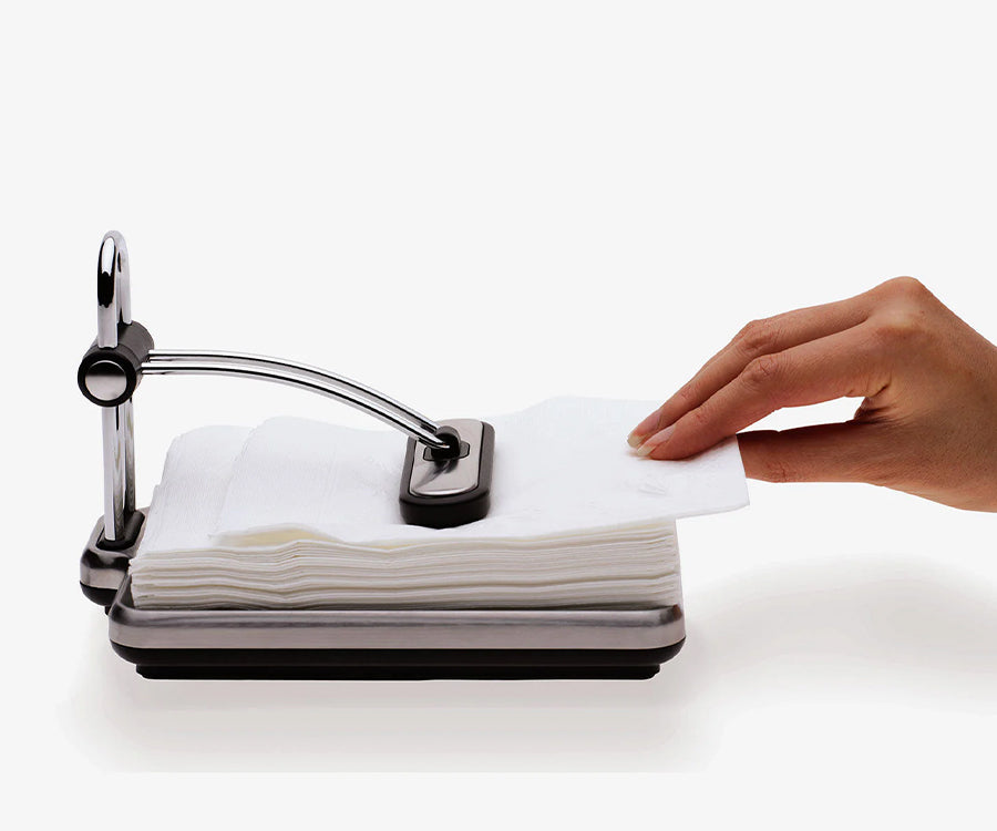 Quick Grip Napkin Holder feature