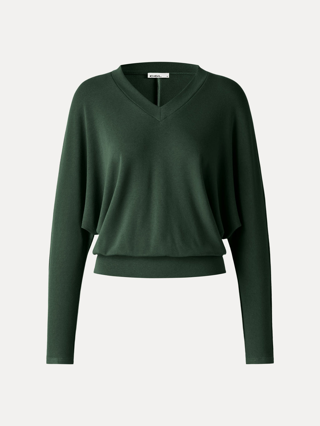 ProWarm V-Neck Long Sleeve Banded Hem Top