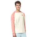 Miami Dolphins Margaritaville Sand, Sea, Sunsets Long-Sleeve Rashguard Hoodie Pullover -Cream/Amber