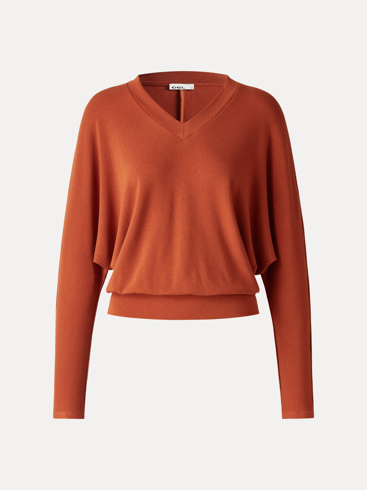 ProWarm V-Neck Long Sleeve Banded Hem Top
