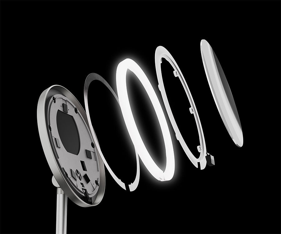 Sensor Mirror Fold, 10x Magnification feature