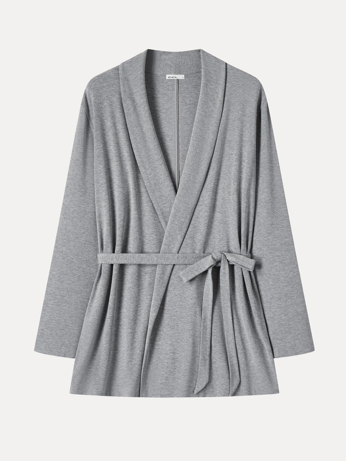 LiteWarm Lapel Long Sleeve Belted Cardigan