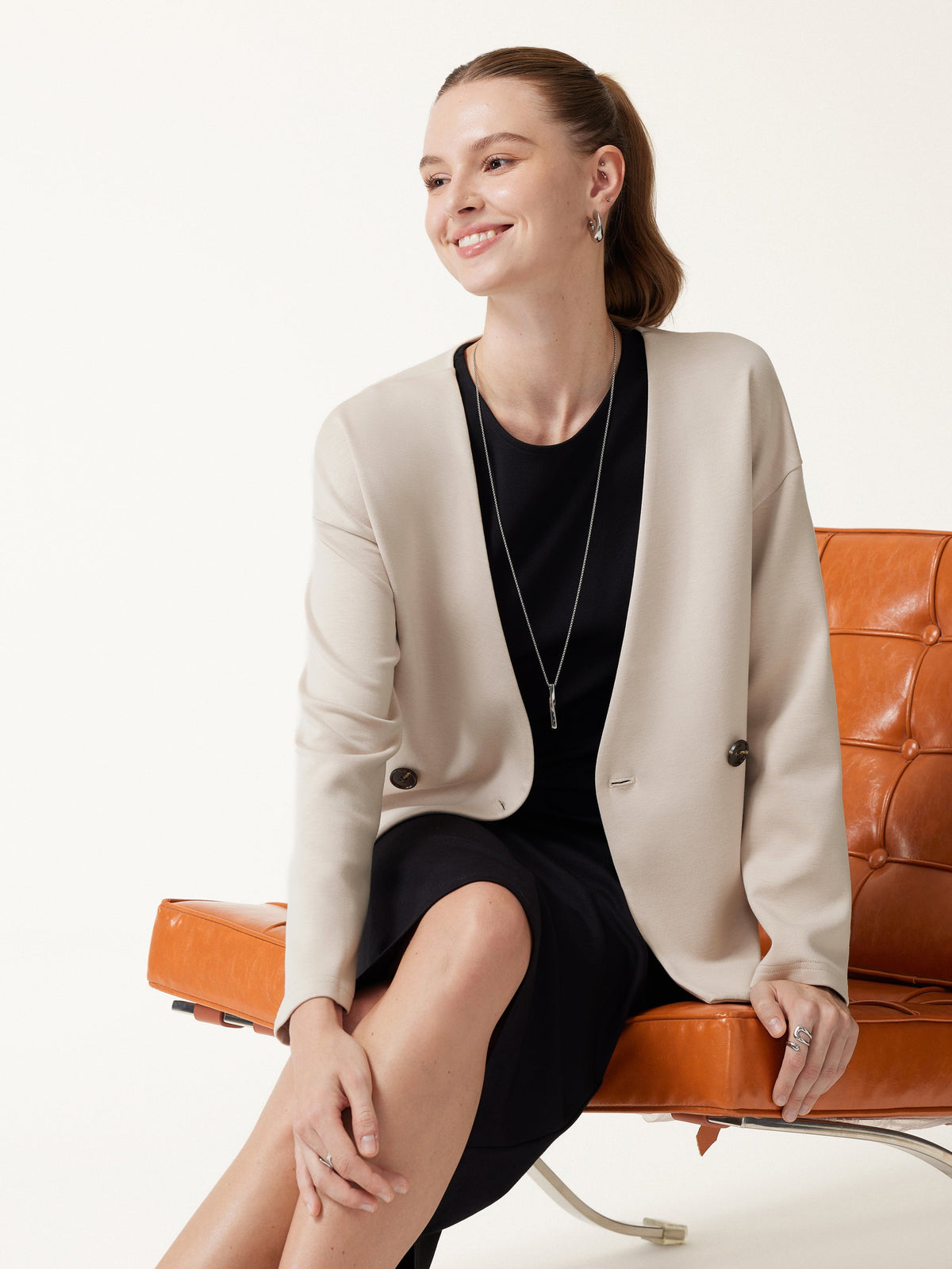 LiteWarm Spacer Knit Long Sleeve Cardigan