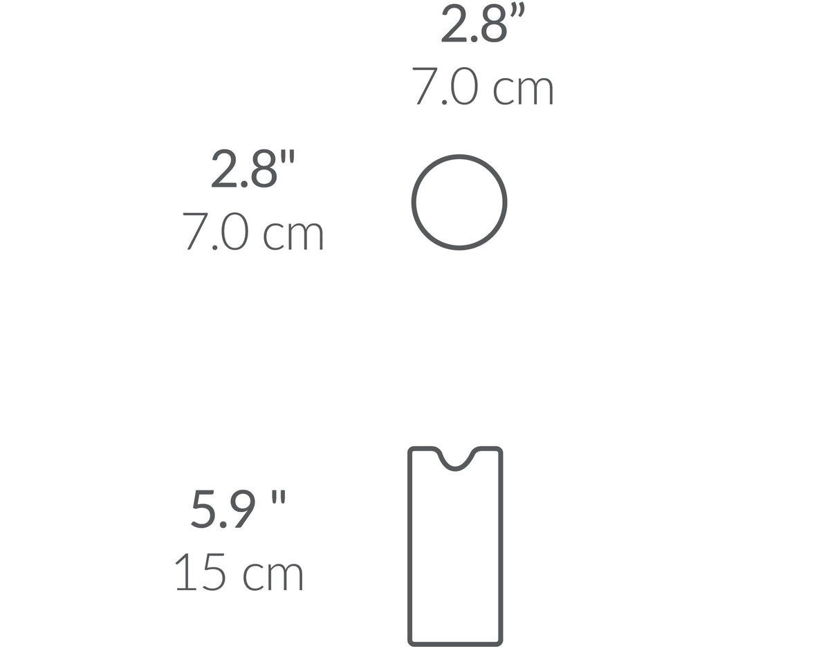 2024 Limited Edition Holiday Sleeve (9 oz.) dimensions