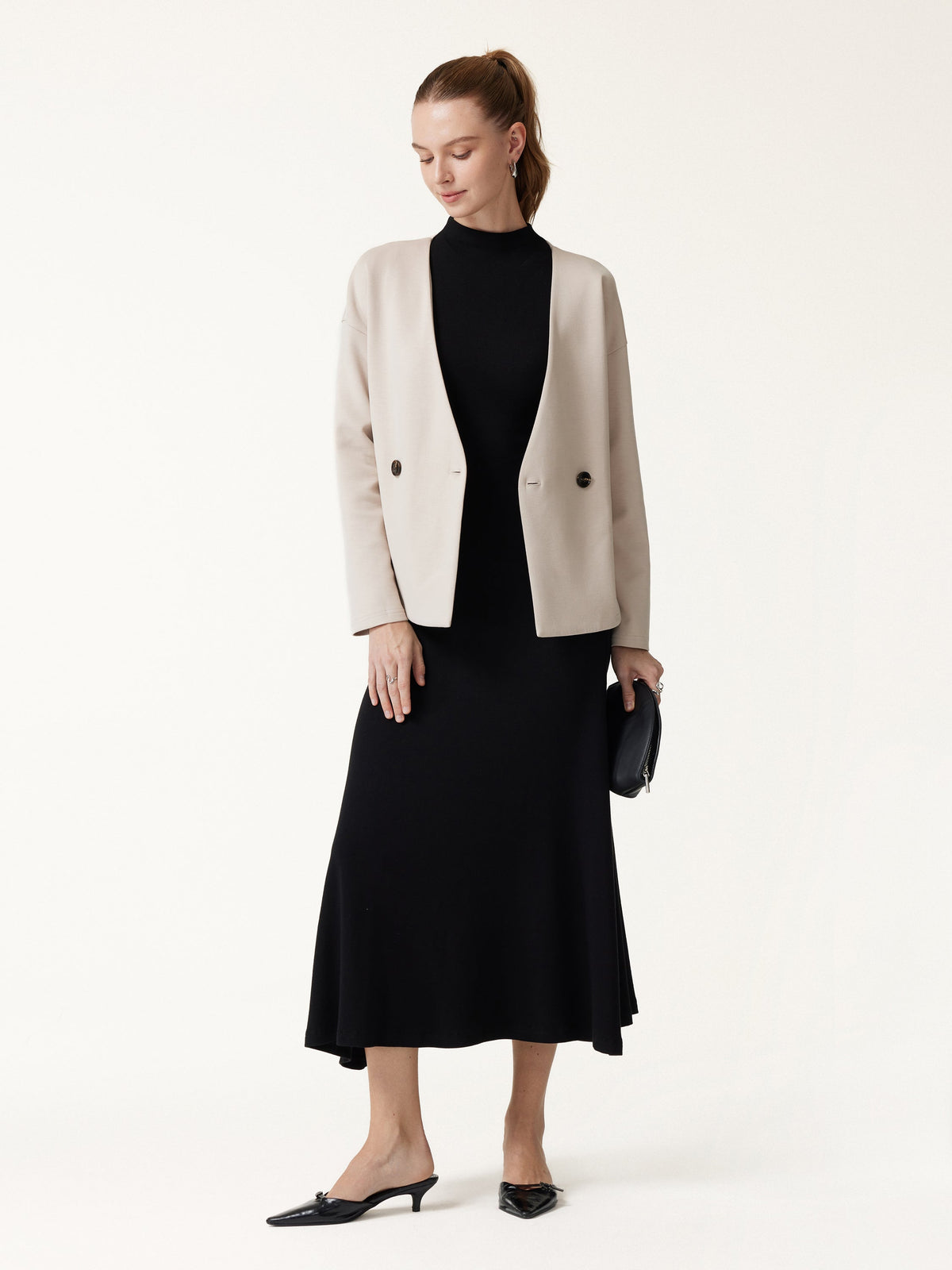 LiteWarm Spacer Knit Long Sleeve Cardigan