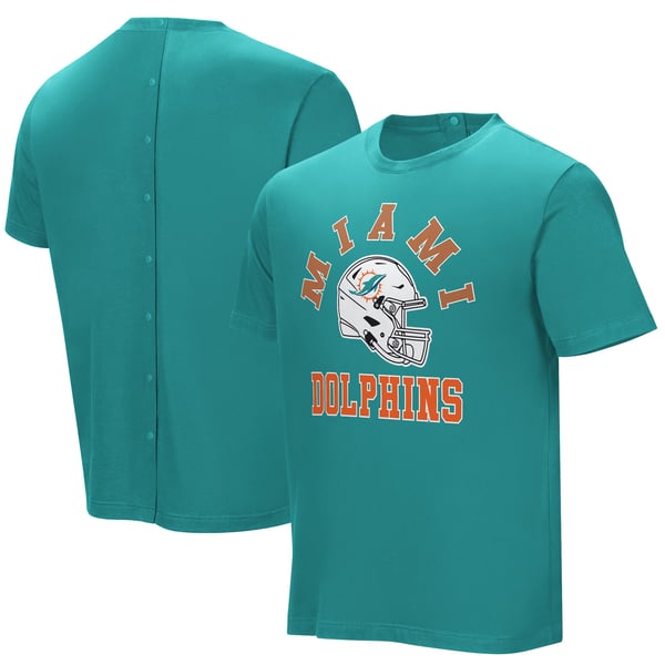 Miami Dolphins Field Goal Assisted T-Shirt - Aqua