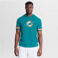 Miami Dolphins Fanatics Optimal Play Short Sleeve Hooded T-Shirt - Aqua