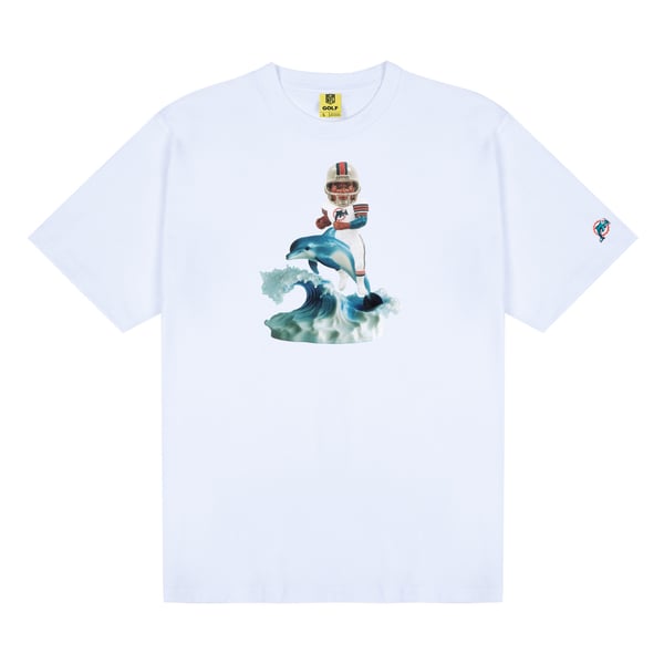 Miami Dolphins GOLF WANG Bobblehead T-Shirt - White